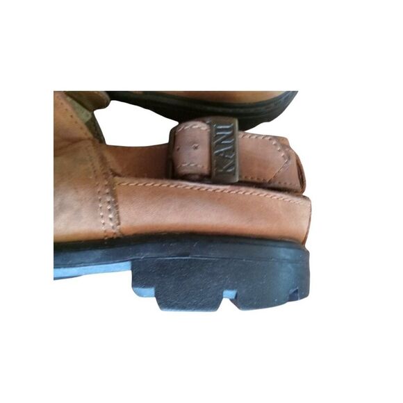 Vintage Karl Kani Men Sandals 10.5 Leather Closed Toe Fisherman 90s Hip Hop main image 4